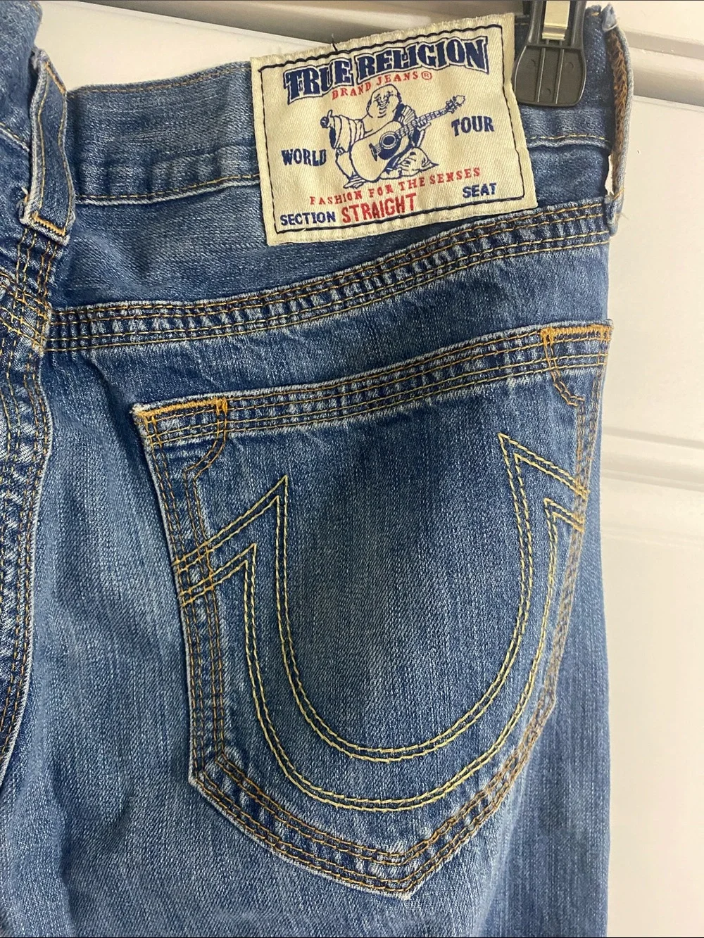 True Religion Men's Straight-Leg Indigo Jeans